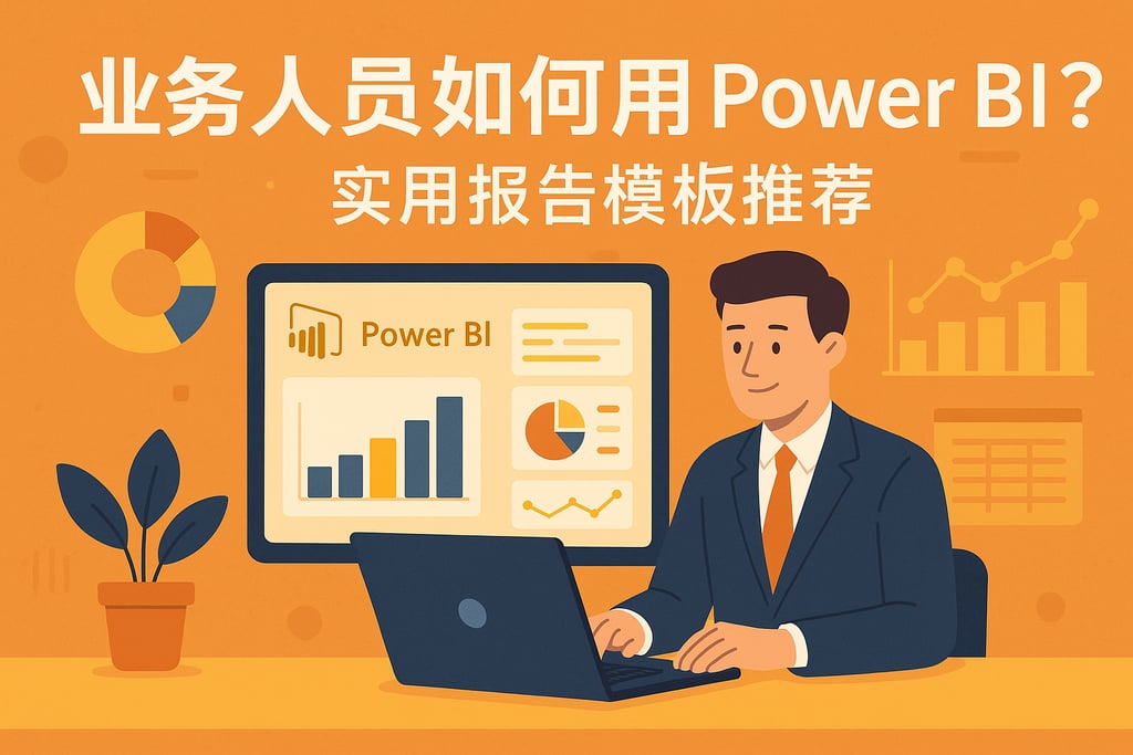 业务人员如何用Power BI？实用报告模板推荐